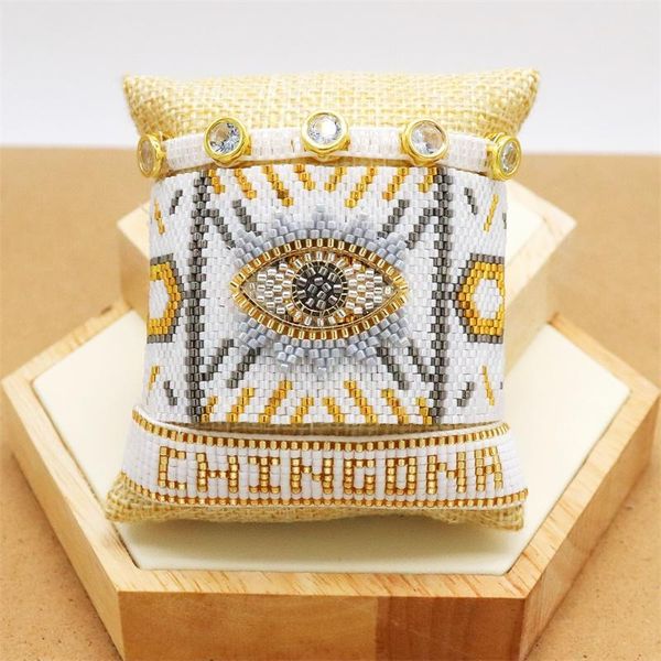 beaded, strands zhongvi miyuki evil eye bracelets for women fashion zircon jewelry mexico chingona letter pulseras gift men armband wholesal, Black
beaded, strands zhongvi miyuki evil eye bracelets for women fashion zircon jewelry mexico chingona letter pulseras gift men armband wholesal, Black