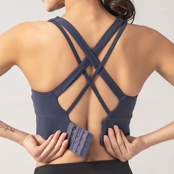 gym clothing yoga running -proof gathered anti-sagging vest large bust small high-strength sports underwear fitness backless bra1, White;black
gym clothing yoga running -proof gathered anti-sagging vest large bust small high-strength sports underwear fitness backless bra1, White;black