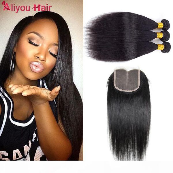 daily deals brazilian straight hair bundles with closure remy human hair extensions double wefts straight hair weaves lace closure, Black;brown
daily deals brazilian straight hair bundles with closure remy human hair extensions double wefts straight hair weaves lace closure, Black;brown