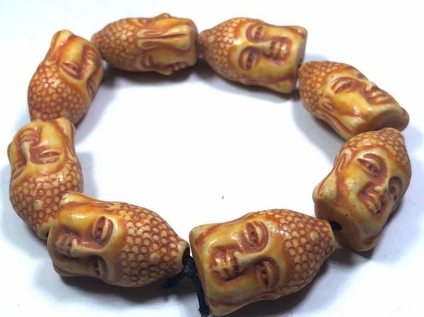 biker bracelet men women personality vintage classic yellow buddha totem bangle, Black
biker bracelet men women personality vintage classic yellow buddha totem bangle, Black
