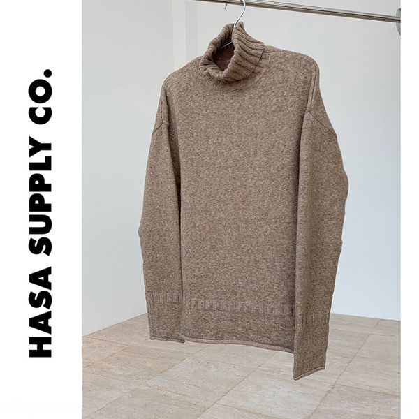 autumn winter new pullover korean thickened high neck pullover sweater is loose and thinand it can be used as a pair of solid color base iye, White;black
autumn winter new pullover korean thickened high neck pullover sweater is loose and thinand it can be used as a pair of solid color base iye, White;black
