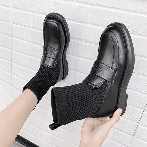 boots lady boots-women sock shoes platform flat heel round toe luxury designer 2021 stockings low summer rubber1, Black
boots lady boots-women sock shoes platform flat heel round toe luxury designer 2021 stockings low summer rubber1, Black
