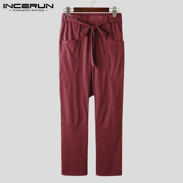 men's pants incerun men casual joggers solid lace up streetwear baggy pockets button drop-crotch breathable thin trousers men1, Black
men's pants incerun men casual joggers solid lace up streetwear baggy pockets button drop-crotch breathable thin trousers men1, Black