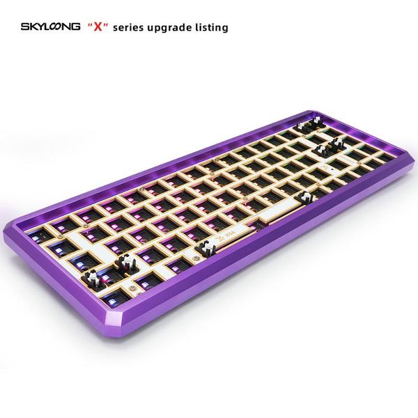 gk68x gk68xs keyboard kit howswap bluetooth rgb light programmable wired mechanical keyboard kit with plasctic metal case
gk68x gk68xs keyboard kit howswap bluetooth rgb light programmable wired mechanical keyboard kit with plasctic metal case