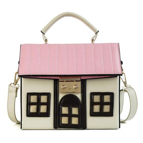 women handbags purse pu leather fashion house shape casual women shoulder messenger bag beige
women handbags purse pu leather fashion house shape casual women shoulder messenger bag beige
