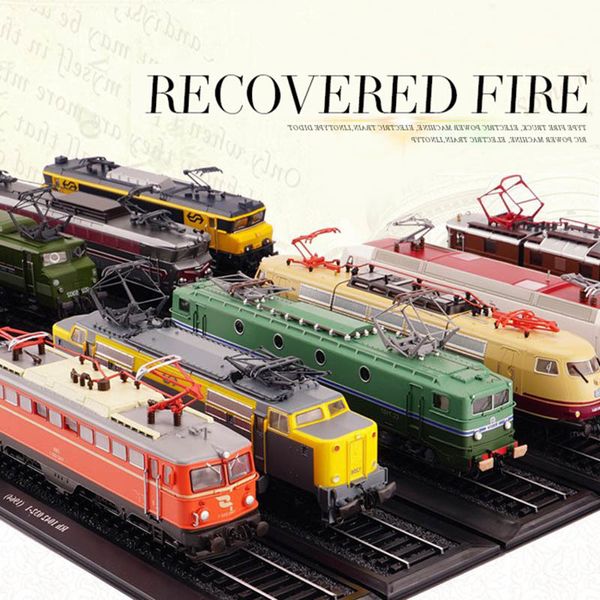1/87 Collection Atlas Classic Train Bus Diecast Trolley Model Cars Toy Vehicle Alloy Casting Tour Tram Car Toys