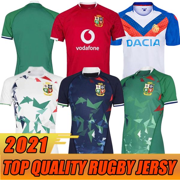 2020 2021 british & irish lions rugby jersey 20 21 british lions rugby home training shirt, Black;gray