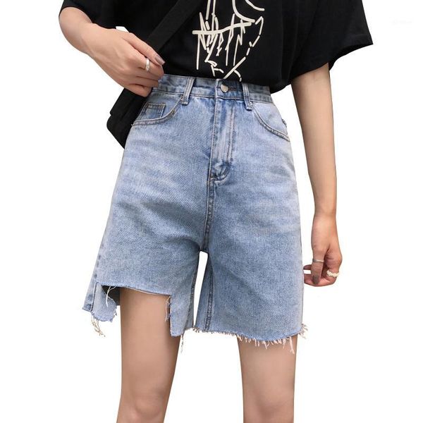 2020 spring new retro cropped denim shorts women jean short female plus size ripped wide leg high waist trouser pocket1, White;black
2020 spring new retro cropped denim shorts women jean short female plus size ripped wide leg high waist trouser pocket1, White;black