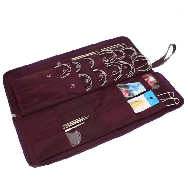 20 different sizes circular knitting needles 104pcs stainless steel straight circular knitting needles crochet hook weave set1, Black
20 different sizes circular knitting needles 104pcs stainless steel straight circular knitting needles crochet hook weave set1, Black