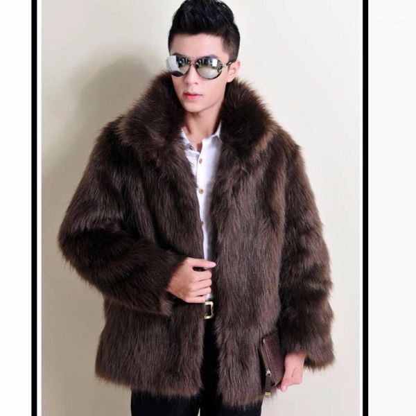 s-3xl winter men new faux fur coat black fashion warm faux fur coat turn-down collar tide jacket overcoat singer costumes1
s-3xl winter men new faux fur coat black fashion warm faux fur coat turn-down collar tide jacket overcoat singer costumes1