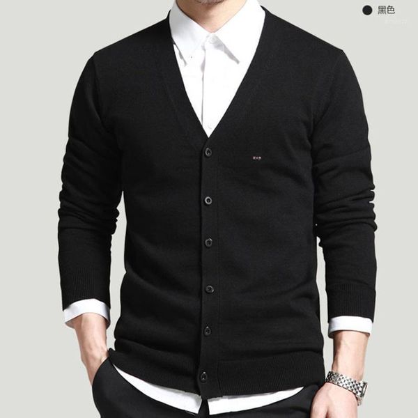 park autumn men sweater casual button v-neck sweaters eden long sleeve cotton knit cardigan slim fit pull homme multicolor1, White;black
park autumn men sweater casual button v-neck sweaters eden long sleeve cotton knit cardigan slim fit pull homme multicolor1, White;black