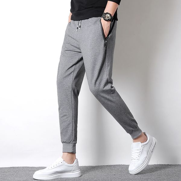 2021 new men's workout sweatpants pencil trousers thin solid long elastic fit of the male waistband plus size 642 k4ii, Black
2021 new men's workout sweatpants pencil trousers thin solid long elastic fit of the male waistband plus size 642 k4ii, Black