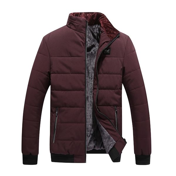 men's winter jacket new plus cashmere blouson homme male stand collar business coat keep warm thick splice cotton clothing 201026, Black;brown
men's winter jacket new plus cashmere blouson homme male stand collar business coat keep warm thick splice cotton clothing 201026, Black;brown