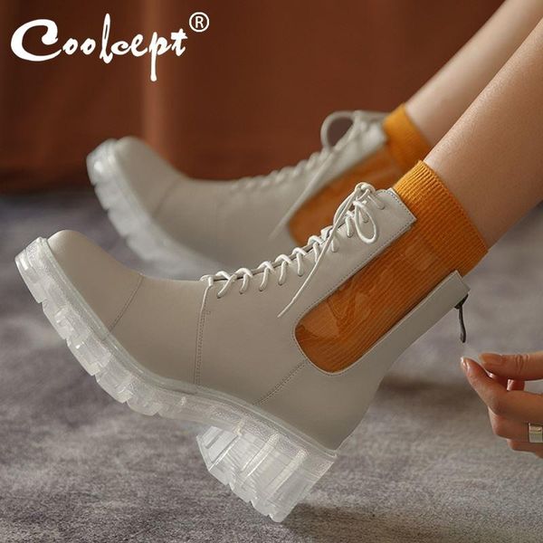 boots coolcept women ankle real leather pvc winter autumn shoes fashion cool short party footwear size 34-40, Black
boots coolcept women ankle real leather pvc winter autumn shoes fashion cool short party footwear size 34-40, Black