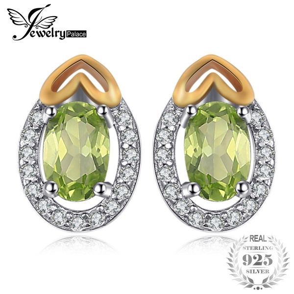 jewelrypalace luxry 1.13ct genuine gemstone peridot stud earrings 925 sterling silver fine jewelry heart earrings for women gift 201223, Golden;silver
jewelrypalace luxry 1.13ct genuine gemstone peridot stud earrings 925 sterling silver fine jewelry heart earrings for women gift 201223, Golden;silver