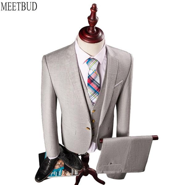 meetbud brand fashion men suit wedding business casual slim fit party groom host light blue light grey men suits dress 3 pieces, White;black
meetbud brand fashion men suit wedding business casual slim fit party groom host light blue light grey men suits dress 3 pieces, White;black