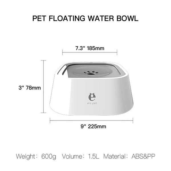1.5l pet dog cat bowl portable non-slip cat bowls no spill pet water feeder dispenser for dogs cats drinking floating jllckb
1.5l pet dog cat bowl portable non-slip cat bowls no spill pet water feeder dispenser for dogs cats drinking floating jllckb