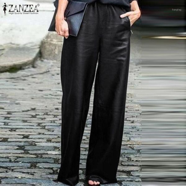 luplus size women wide leg trouser zanzea 2020 stylish faux leather pants casual elastic waist long pantalon female black turnip1, Black;white
luplus size women wide leg trouser zanzea 2020 stylish faux leather pants casual elastic waist long pantalon female black turnip1, Black;white