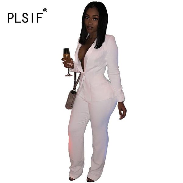 elegant temperament simple pure color deep v neck long sleeve and pants 2 pieces set office lady fashion tracksuits, Gray
elegant temperament simple pure color deep v neck long sleeve and pants 2 pieces set office lady fashion tracksuits, Gray