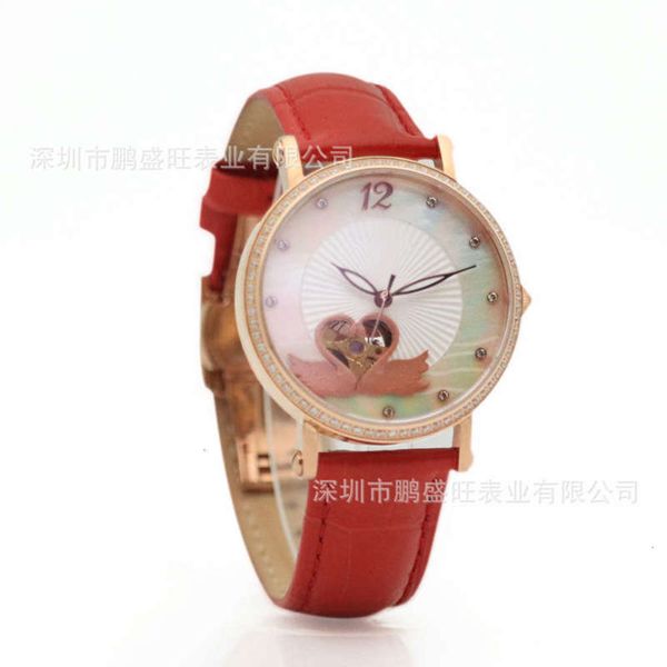 mechanical watch rose full gold business waterproof automatic tourbillon mechanical movement with diamond inlaid fashion lady's watch, Slivery;brown
mechanical watch rose full gold business waterproof automatic tourbillon mechanical movement with diamond inlaid fashion lady's watch, Slivery;brown
