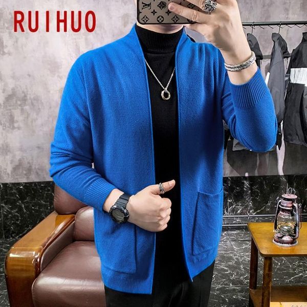 ruihuo solid mens cardigan knitted autumn winter mens sweater knitted clothing 2020 autumn new arrival -3xl1, White;black
ruihuo solid mens cardigan knitted autumn winter mens sweater knitted clothing 2020 autumn new arrival -3xl1, White;black