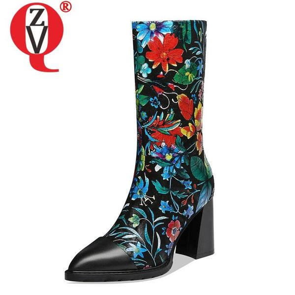 boots zvq winter fashion mid calf outside super high heels pointed toe genuine leather party women shoes drop, Black
boots zvq winter fashion mid calf outside super high heels pointed toe genuine leather party women shoes drop, Black