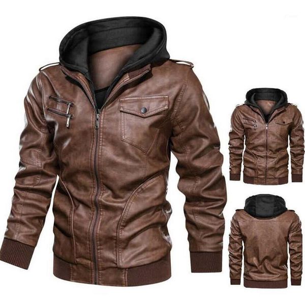 leather rider pu jacket men outwear coat windbreaker moto leather jackets male european size removable hood coat1, Black
leather rider pu jacket men outwear coat windbreaker moto leather jackets male european size removable hood coat1, Black