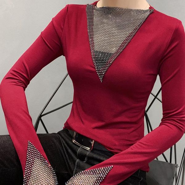 women's t-shirt 2021 autumn and winter t shirt women diamonds plus size long sleeve female tide camiseta mujer, White
women's t-shirt 2021 autumn and winter t shirt women diamonds plus size long sleeve female tide camiseta mujer, White