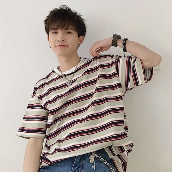 japanese fashion half sleeve sailor t-shirt summer striped loose shirt streetwear men japan horizontal t shirts kg-156, White;black
japanese fashion half sleeve sailor t-shirt summer striped loose shirt streetwear men japan horizontal t shirts kg-156, White;black