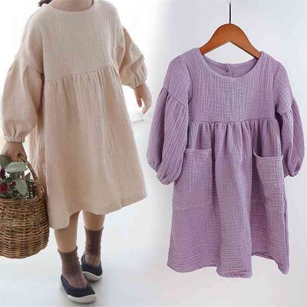 autumn spring children's clothes organic cotton double gauze loose pockets baby girls dress fashion princess casual kids dresses, Red;yellow
autumn spring children's clothes organic cotton double gauze loose pockets baby girls dress fashion princess casual kids dresses, Red;yellow