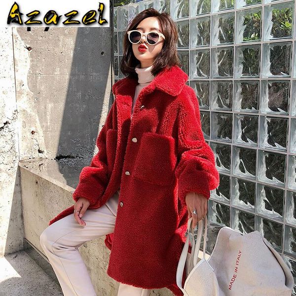 real fur coat 100% wool female jacket autumn winter coat women clothes 2020 korean vintage sheep shearing abrigo mujer zt3579, Black
real fur coat 100% wool female jacket autumn winter coat women clothes 2020 korean vintage sheep shearing abrigo mujer zt3579, Black