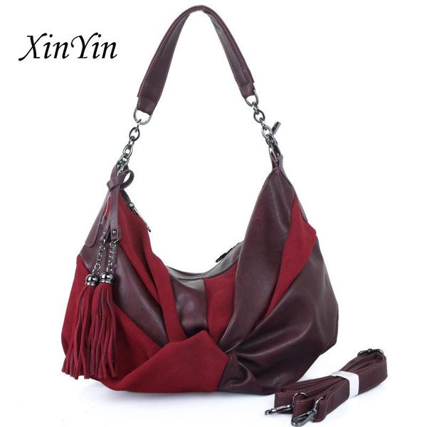 women stitching tassel soft nubuck pu handbags large shopper tote elegant female design fashion crossbody bag shoulder bags
women stitching tassel soft nubuck pu handbags large shopper tote elegant female design fashion crossbody bag shoulder bags