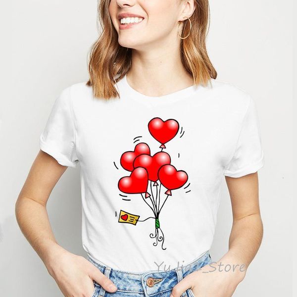 loveheart красочные ballons print kawaii tshirt женщины симпатичные топ футболки femme подарок день рождения летняя футболка белая основная, White
loveheart красочные ballons print kawaii tshirt женщины симпатичные топ футболки femme подарок день рождения летняя футболка белая основная, White