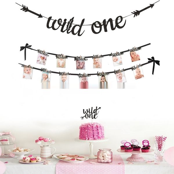 gj8su boys and girls cake cakewild flag-pulling party one-year-old wild one flash pink flower decoration card cake set yblzs
gj8su boys and girls cake cakewild flag-pulling party one-year-old wild one flash pink flower decoration card cake set yblzs