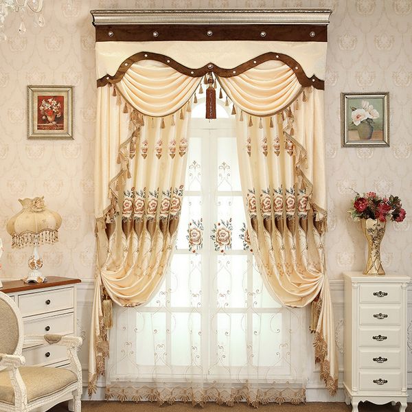 romantic warm design pretty floral blackout curtains jacquard tulle for living room bedroom kitchen embroidered curtains
romantic warm design pretty floral blackout curtains jacquard tulle for living room bedroom kitchen embroidered curtains