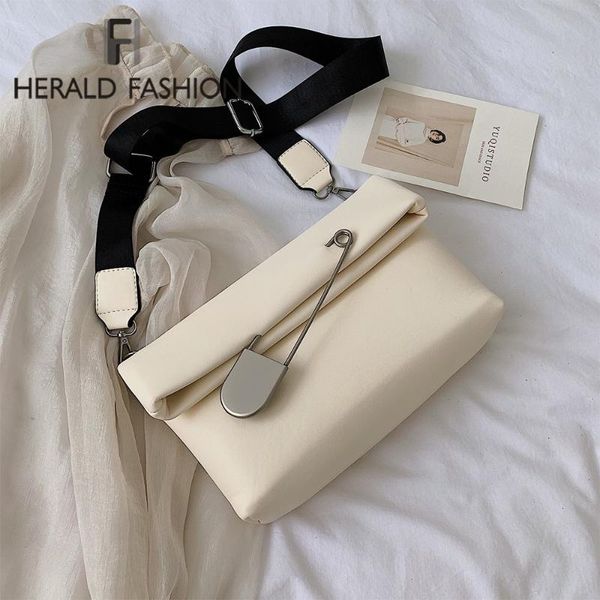 herald fashion women messenger bag quality leather wide strap female shoulder bag solid casual flap ladies crossbody sac
herald fashion women messenger bag quality leather wide strap female shoulder bag solid casual flap ladies crossbody sac