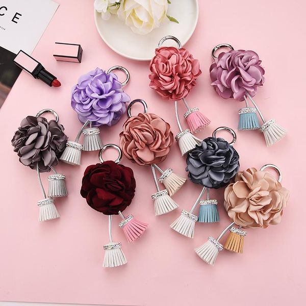 new flower tassel keychain fashion gifts for women llaveros mujer car bag accessories keyring holder jewelry key chain a 001 h jllkxl, Silver
new flower tassel keychain fashion gifts for women llaveros mujer car bag accessories keyring holder jewelry key chain a 001 h jllkxl, Silver
