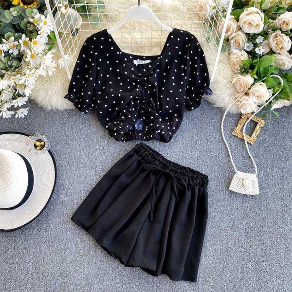 short sleeve crop and short pants women two piece outfits summer 2020 new fashion ladies causal suits set korean clothes1, Gray
short sleeve crop and short pants women two piece outfits summer 2020 new fashion ladies causal suits set korean clothes1, Gray