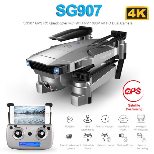 sg907 gps drone with 4k 1080p hd dual camera 5g wifi rc quadcopter optical flow positioning foldable mini drone vs e520s e58 201119
sg907 gps drone with 4k 1080p hd dual camera 5g wifi rc quadcopter optical flow positioning foldable mini drone vs e520s e58 201119