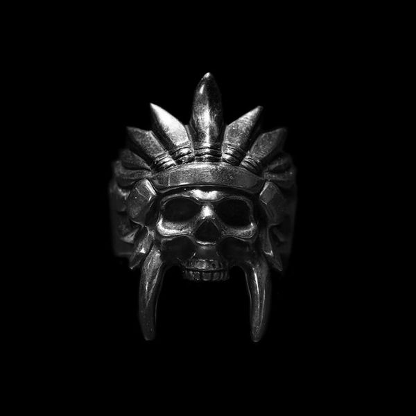 tribal chief chieftain ring mens 316l stainless steel biker silver color rings gothic punk jewelry, Golden;silver
tribal chief chieftain ring mens 316l stainless steel biker silver color rings gothic punk jewelry, Golden;silver