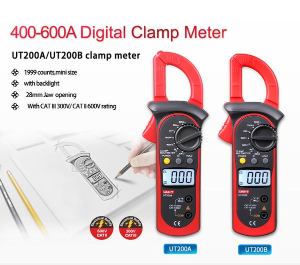 uni-t цифровой зажим multer multimeter ut200a ut200b ток переменного тока ac / dc сопротивление напряжения acd / постоянного тока жк-амперме
uni-t цифровой зажим multer multimeter ut200a ut200b ток переменного тока ac / dc сопротивление напряжения acd / постоянного тока жк-амперме
