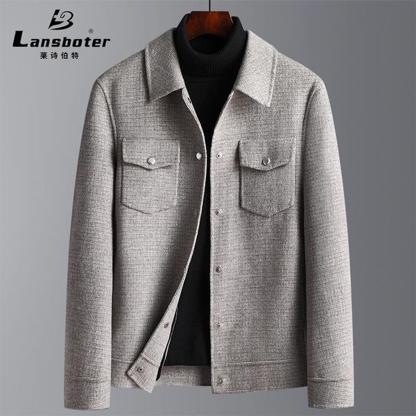 autumn and winter new men's wool double faced jacket woolen jacket men's youth retro style double faced, Black
autumn and winter new men's wool double faced jacket woolen jacket men's youth retro style double faced, Black