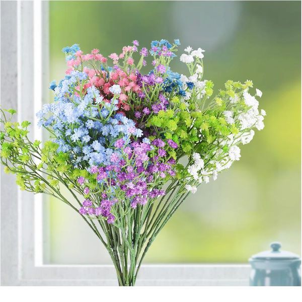 12pcs baby's breath gypsophila new artificial flowers fake flower bouquet wedding home decor diy wreath sheep handicraf jllzyd 
12pcs baby's breath gypsophila new artificial flowers fake flower bouquet wedding home decor diy wreath sheep handicraf jllzyd