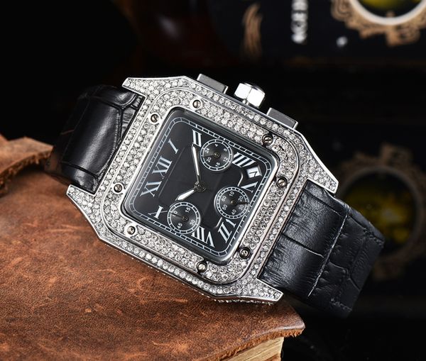 2021 new six stitches luxury mens watches all dial work quartz watch brand with calendar chronograph clock leather belt men fashion accessor, Slivery;brown
2021 new six stitches luxury mens watches all dial work quartz watch brand with calendar chronograph clock leather belt men fashion accessor, Slivery;brown