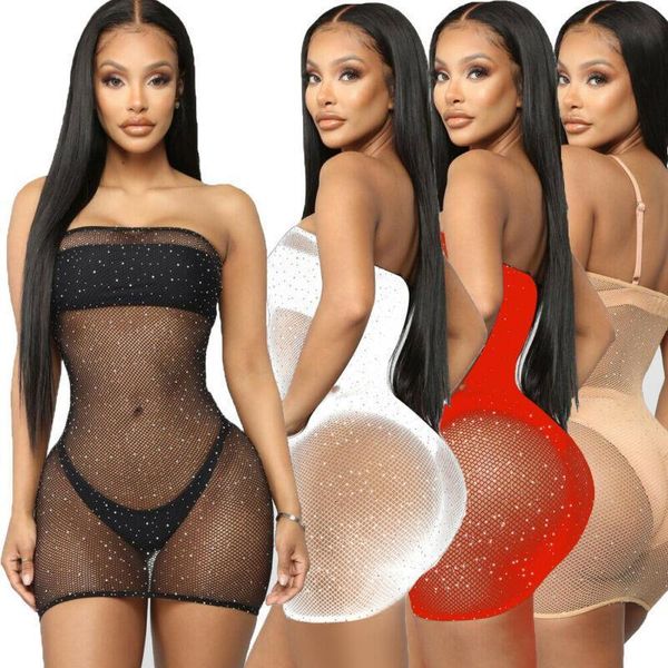 women rhinestone mesh fishnet dress mesh fishnet cover-ups ultrathin sequined sleepwear dress drop shipping good quality, Black;gray
women rhinestone mesh fishnet dress mesh fishnet cover-ups ultrathin sequined sleepwear dress drop shipping good quality, Black;gray