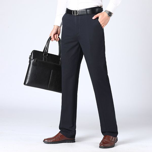 middle aged spring and autumn casual loose straight thin dad men's pants, Black
middle aged spring and autumn casual loose straight thin dad men's pants, Black