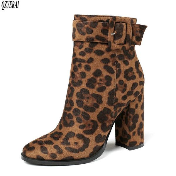 boots qzyerai ankle short leopard grain women 10cm high heels autumn winter round head women's shoes, Black
boots qzyerai ankle short leopard grain women 10cm high heels autumn winter round head women's shoes, Black