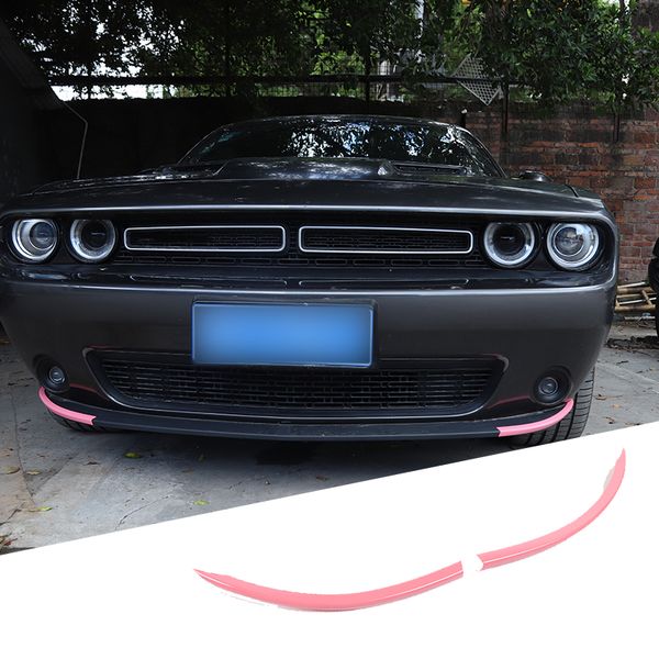 pink front bumper lip cover trim styling frame bezel for dodge challenger 15+ exterior accessories
pink front bumper lip cover trim styling frame bezel for dodge challenger 15+ exterior accessories