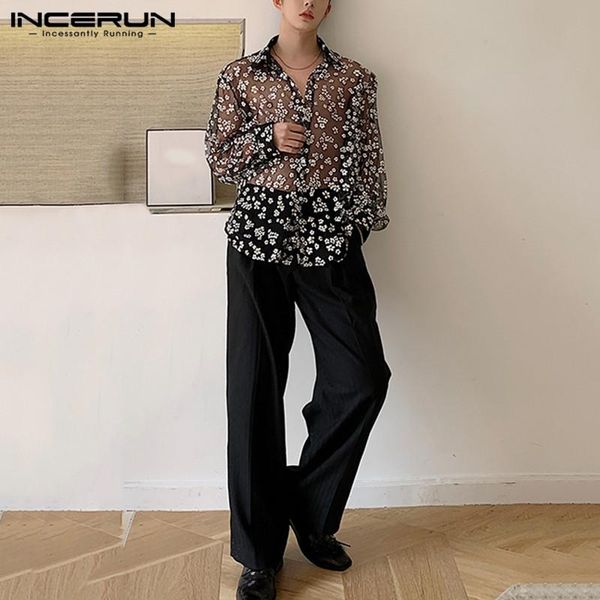 incerun fashion men mesh shirt long sleeve black printing blusas casual loose blouse streetwear lapel party clubwear 5xl 7, White;black
incerun fashion men mesh shirt long sleeve black printing blusas casual loose blouse streetwear lapel party clubwear 5xl 7, White;black