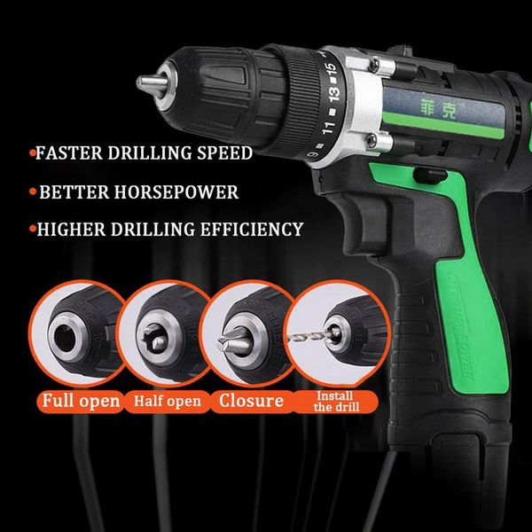 electric screwdriver two lithium battery 16.8v household cordless electric drill handheld screwdriver power tool
electric screwdriver two lithium battery 16.8v household cordless electric drill handheld screwdriver power tool
